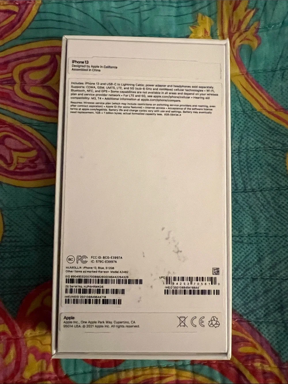Apple iPhone 13 512 gb in Blue